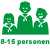 8-15 personen