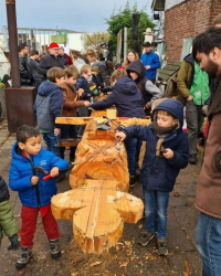 Levensgrote totempaal