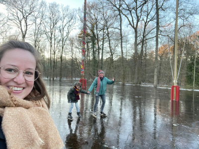 Schaatsen met de speltak!