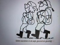 Vredeslichtwandeling met de buurt