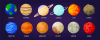 Planeten op hun plek