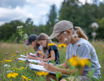 Ontluikende lente bij de Talaab poel