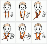 Neckie flip challange